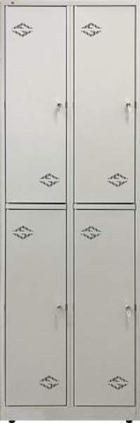 Шкаф для одежды металлический серии «Спорт», ШРМ-220 четырехсекционный