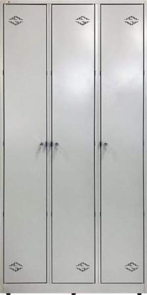 Шкаф для одежды секционный металлический серии «Мастер», ШРМ-312 трехсекционный