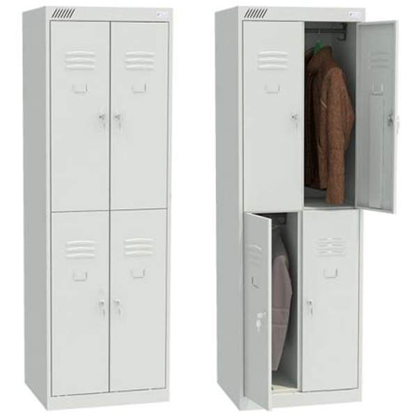 Шкаф металлический для одежды ШРК-24-600