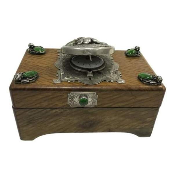 Шкатулка музыкальная, с часами - Чечикову Сидору, 1884 год