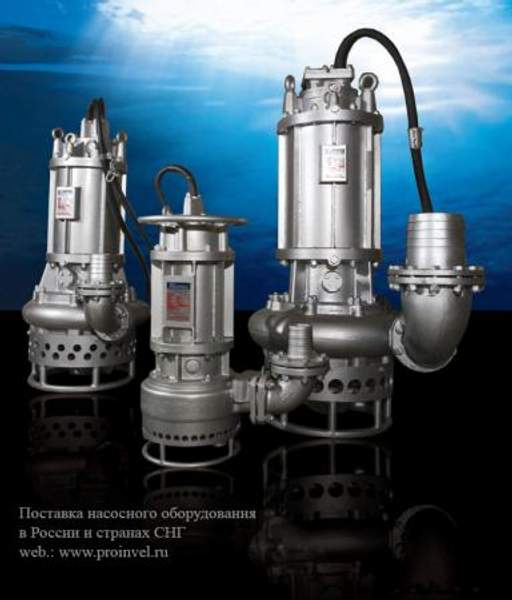 Шламовые погружные японские насосы Toyo для дреджинга