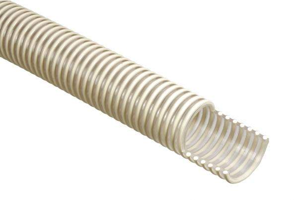 Шланг армированный спиралью из ПВХ напорно-всасывающий пищевой серии 007N Ø 76 мм