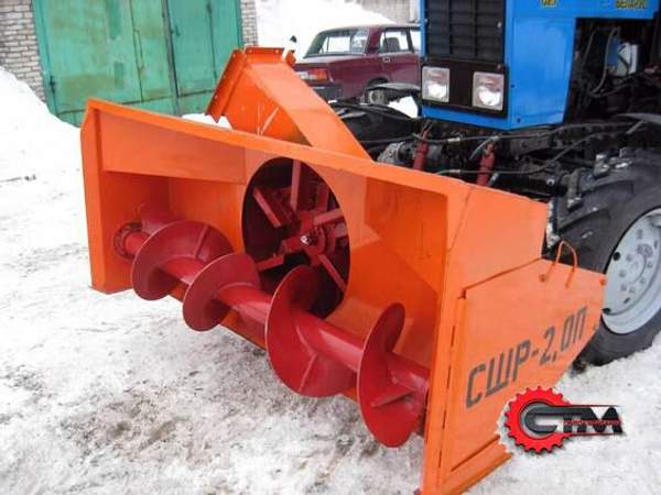 Шнекороторный-снегоочиститель СШР-2.0ПМ передняя навеска