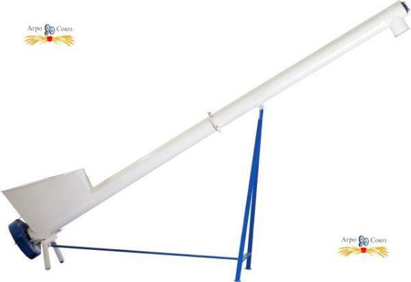 Шнековый транспортер. Транспортер для зерна. Винтовой конвейер.