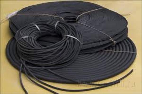 Шнуры резиновые -круглого и прямоугольного сечения