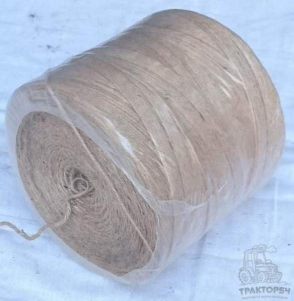 Шпагат джутовый (Пенька) в бобинах по 3 кг.