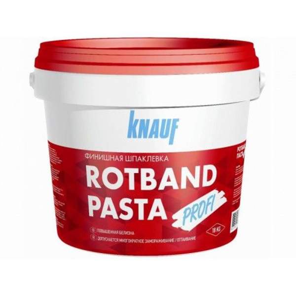 Шпаклевка финишная РОТБАНД Паста Профи (18 кг), на виниловой основе
