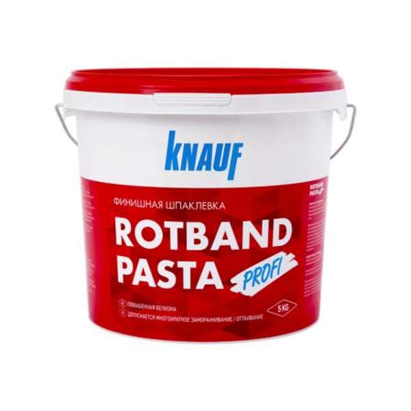 Шпатлевка финишная Knauf Ротбанд паста Профи 5 кг