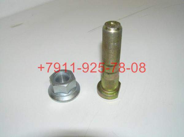 Шпилька с гайкой RR 39 колесная Daewoo Ultra Novus запчасти грузовик Дэу Супер Новус