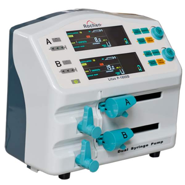 Шприцевой насос (двухканальный) "Litus P-1800D"