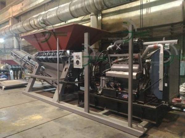 Шредер промышленный на гидромоторах дизельный