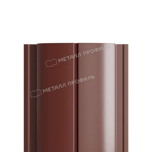 Штакетник металлический МЕТАЛЛ ПРОФИЛЬ ELLIPSE-T 19х126 (ПЭ-01-8017-0.45)