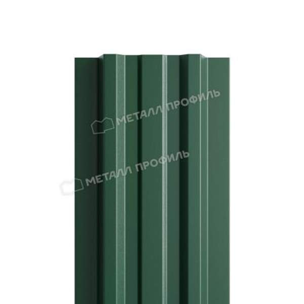 Штакетник металлический МЕТАЛЛ ПРОФИЛЬ LАNE-T 16,5х99 (PURMAN-20-6005-0.5)