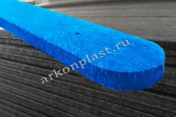 Штакетник пластиковый закругленный15х75х1000 Цветной