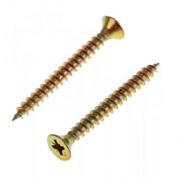 Шуруп желтый цинк 3,5/45 1кг (574шт) купить