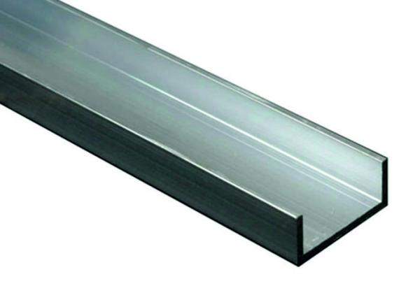 Швеллер отбортованный дюралевый 441216 9,5х38х3 мм ВАД1 ГОСТ 13624-90 прессованный
