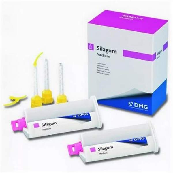 Silagum Light Силагум лайт- коррегирующий материал в катриджах (2 шт.+смесит.12+нос.12)
