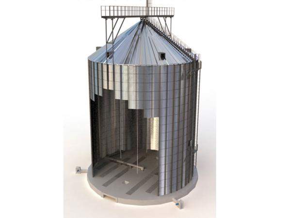 Силосы с плоским дном. Модель 8.40