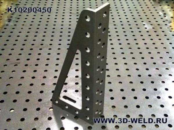 СИЛОВОЙ УГЛОВОЙ КРОНШТЕЙН ДЛЯ СВАРОЧНОГО СТОЛА 3D-WELD К10280450