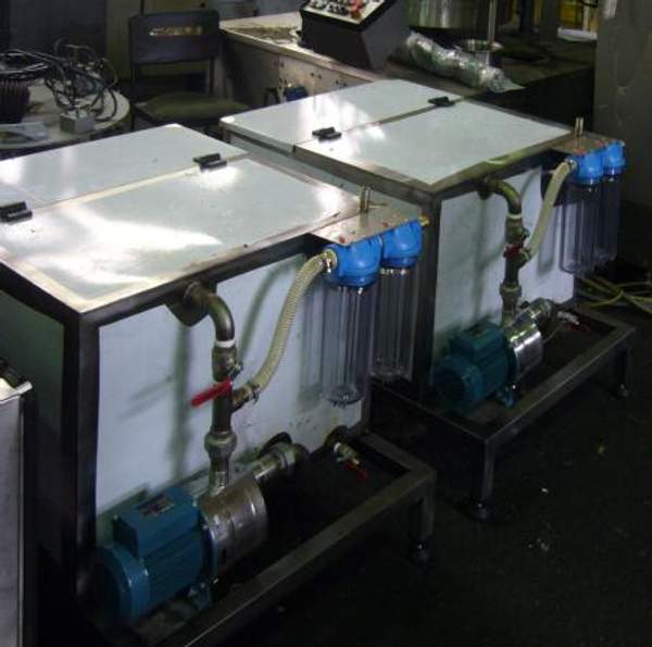 Система рециркуляции ополаскивающей жидкости