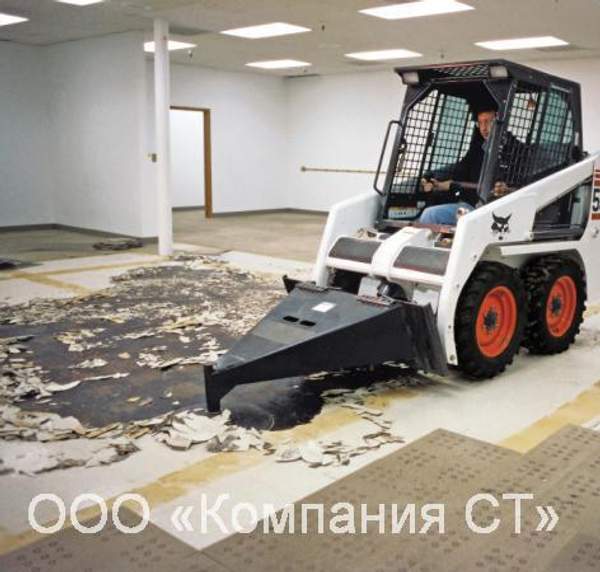 Скалыватель снежного наката для минипогрузчика