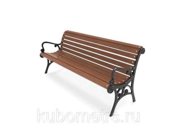 Скамейка чугунная Ажурная 2 (1.8) м