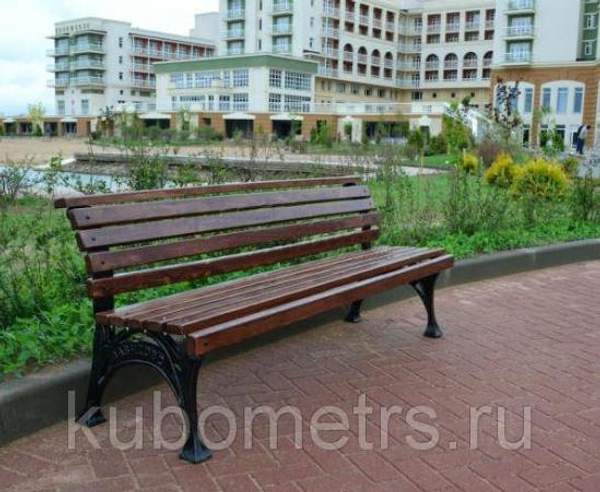 Скамейка чугунная Брест 2 (1.8) м