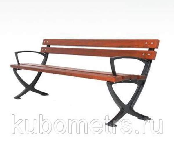 Скамейка чугунная Оливия 3 м