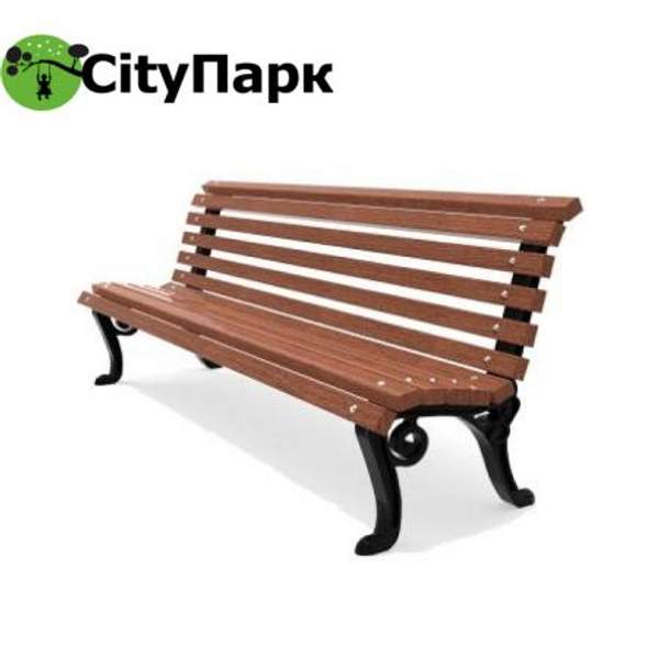 Скамейка чугунная "Волна"