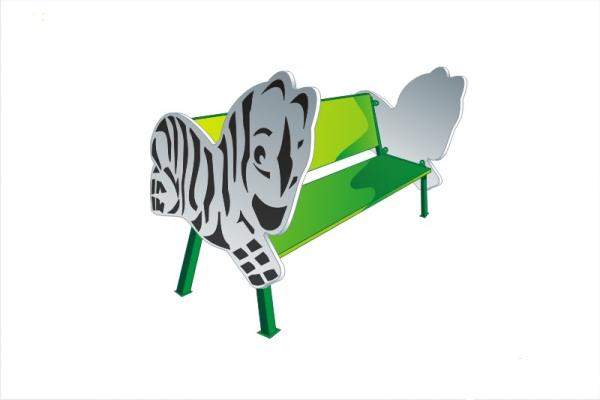 Скамейка детская Зебра