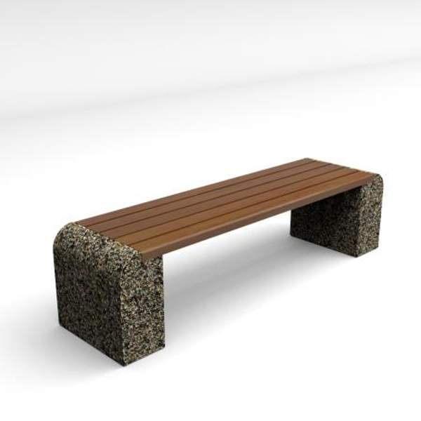 Скамейка диван бетонный уличный "Евро"