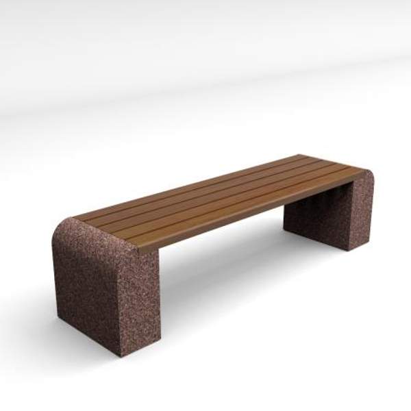 Скамейка диван бетонный уличный "Евро"