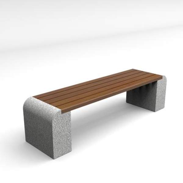 Скамейка диван бетонный уличный "Евро"