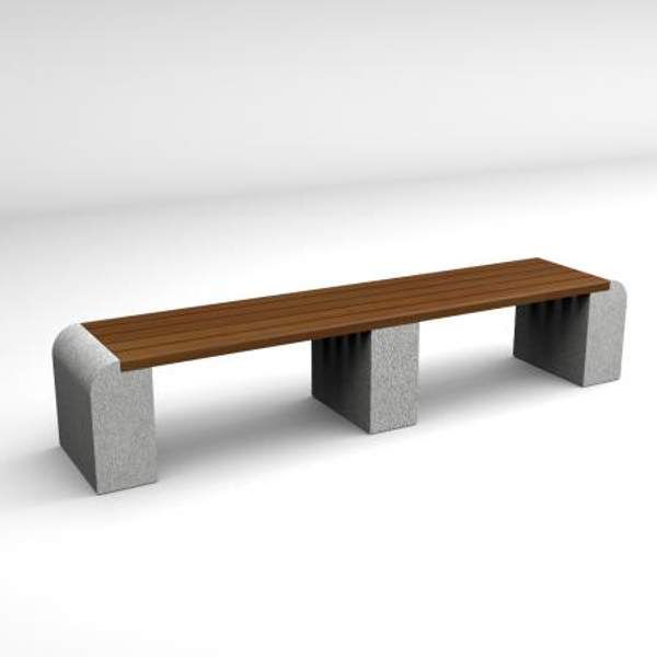 Скамейка диван бетонный уличный "Евро Лайн"