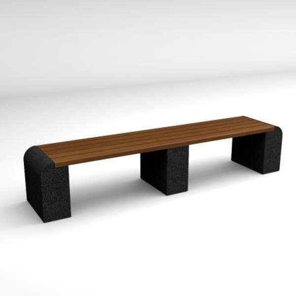 Скамейка диван бетонный уличный "Евро Лайн"