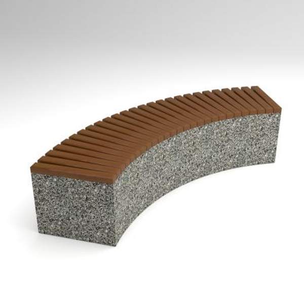 Скамейка диван бетонный уличный "Темп +"