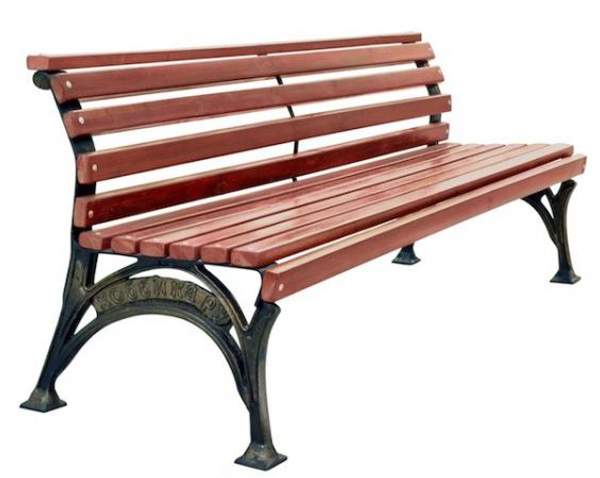 Скамейка парковая "Ск-147" чугунные опоры
