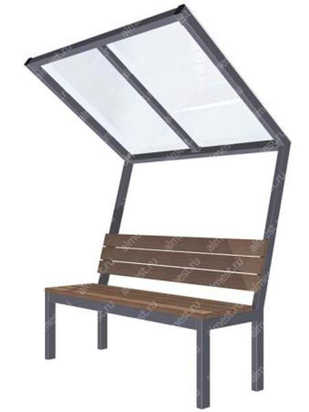 Скамейка с крышей AB-1301