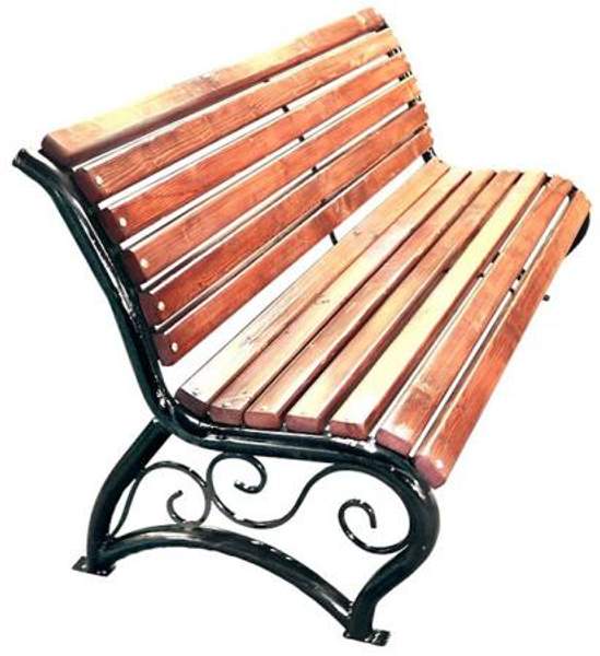 Скамейка уличная "АФ-34" стальные опоры