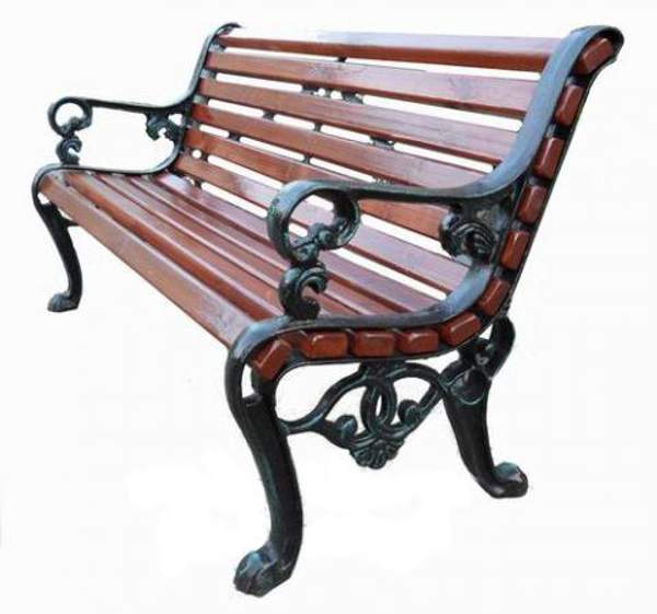 Скамейка уличная "Г-763" чугунные опоры