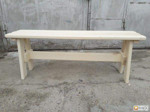 Скамья осина 800*300*440 для бани