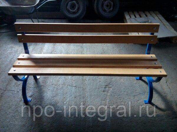 Скамья со спинкой Сандра 1.6