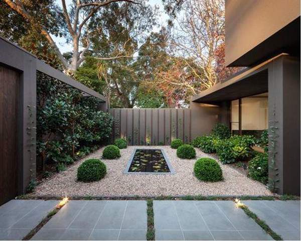 Скандинавский дизайн сада