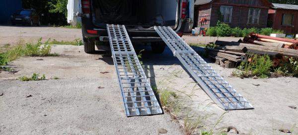 Сходни алюминиевые 1000 кг