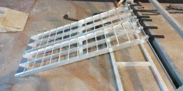 Сходни алюминиевые 1100 кг/на пару