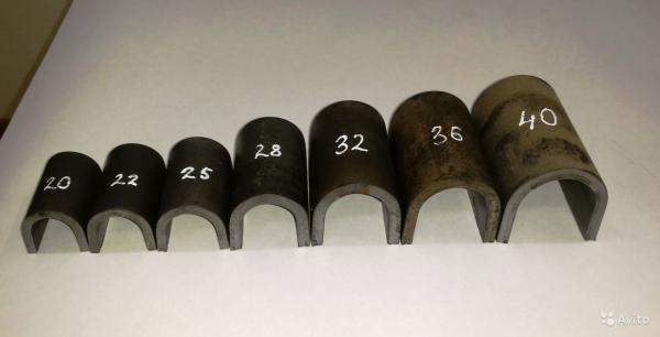 Скоба накладка для сварки арматуры d.36 ГОСТ 14098-2014