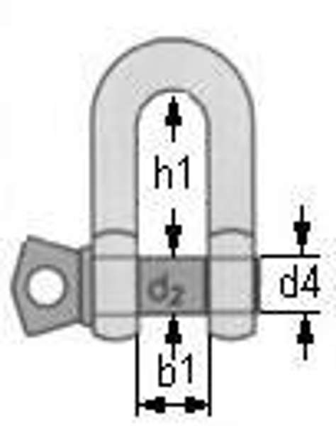 Скоба такелажная CИ, СА