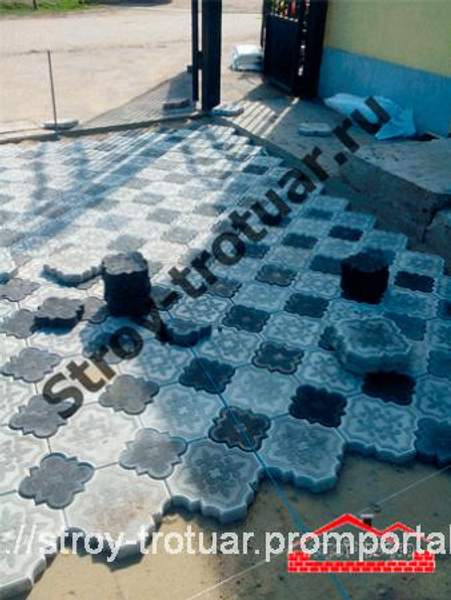 Сколько стоит метр укладки тротуарной плитки