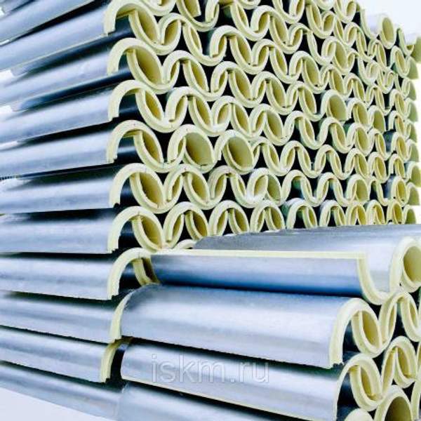 Скорлупа ППУ фольгированная 63/