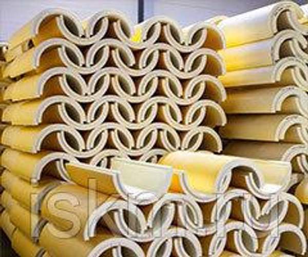 Скорлупы ППУ с покрытием стеклопластиком 25/ 60 мм